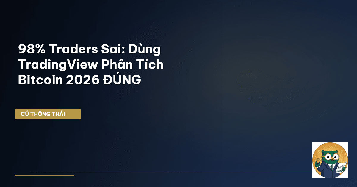 98% Traders Sai: Dùng TradingView Phân Tích Bitcoin 2026 ĐÚNG