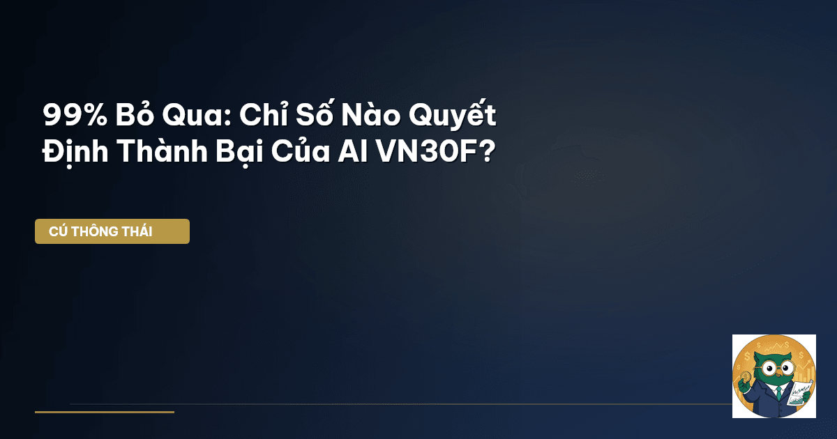 99% Bỏ Qua: Chỉ Số Nào Quyết Định Thành Bại Của AI VN30F?