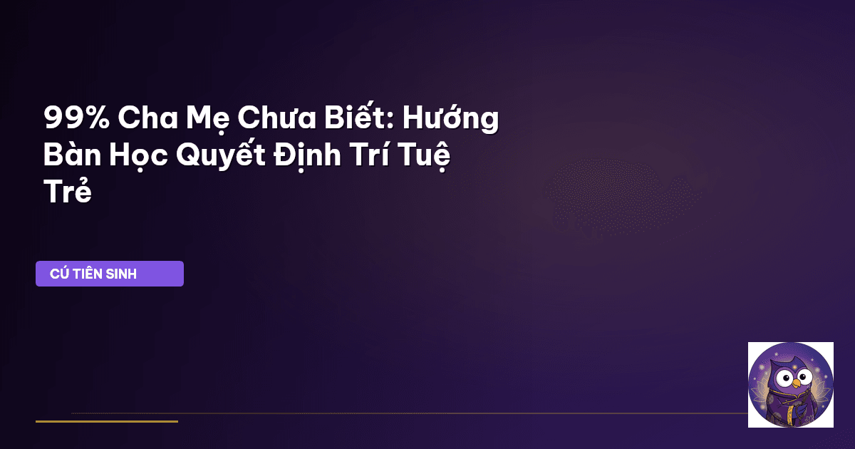 hướng bàn học