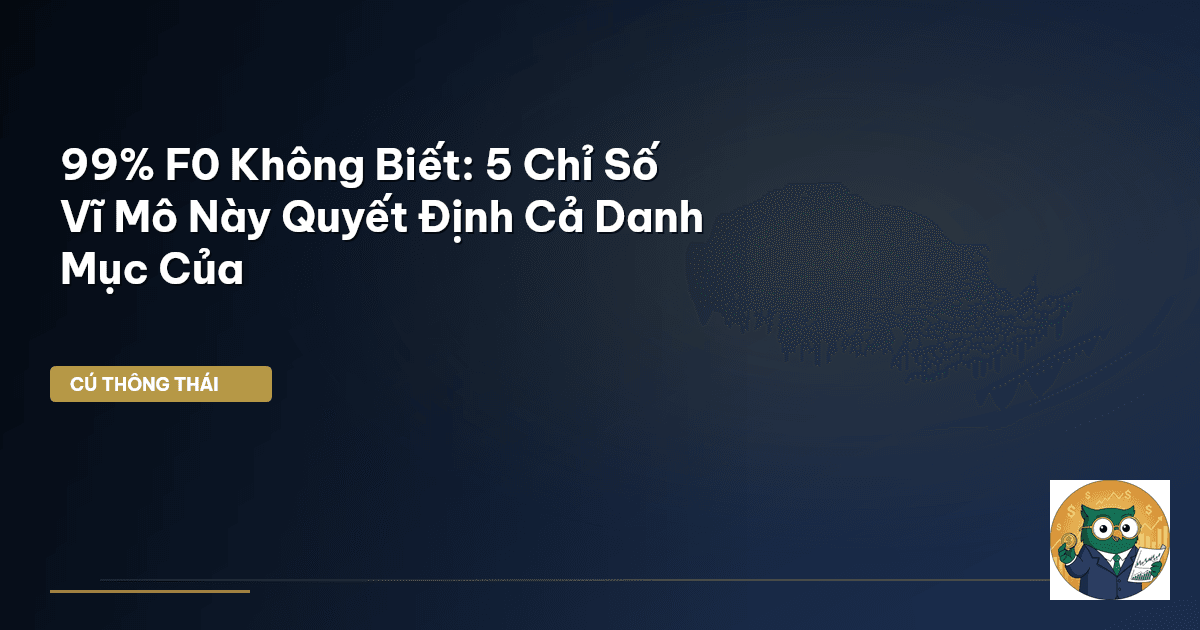 99% F0 Không Biết: 5 Chỉ Số Vĩ Mô Này Quyết Định Cả Danh Mục Của