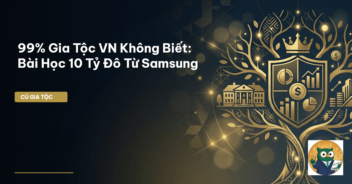 99% Gia Tộc VN Không Biết: Bài Học 10 Tỷ Đô Từ Samsung