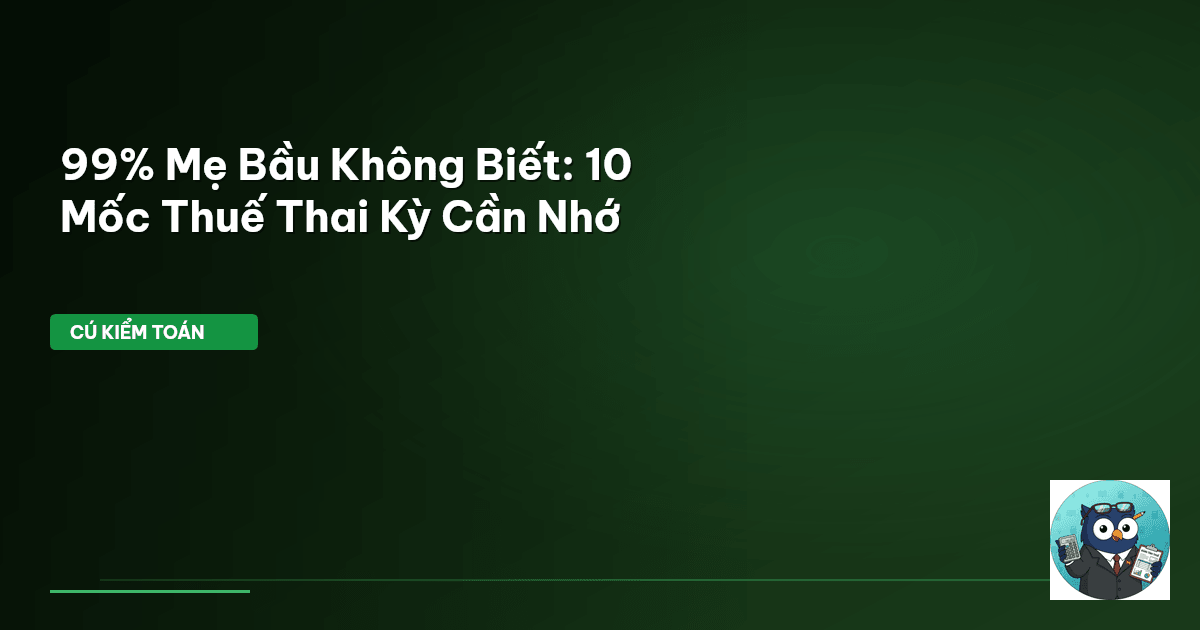 thuế thai kỳ