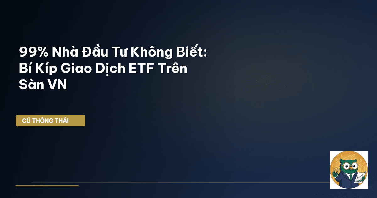 99% Nhà Đầu Tư Không Biết: Bí Kíp Giao Dịch ETF Trên Sàn VN