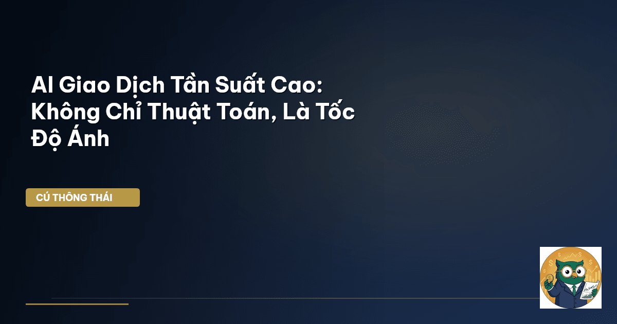 AI Giao Dịch Tần Suất Cao: Không Chỉ Thuật Toán, Là Tốc Độ Ánh
