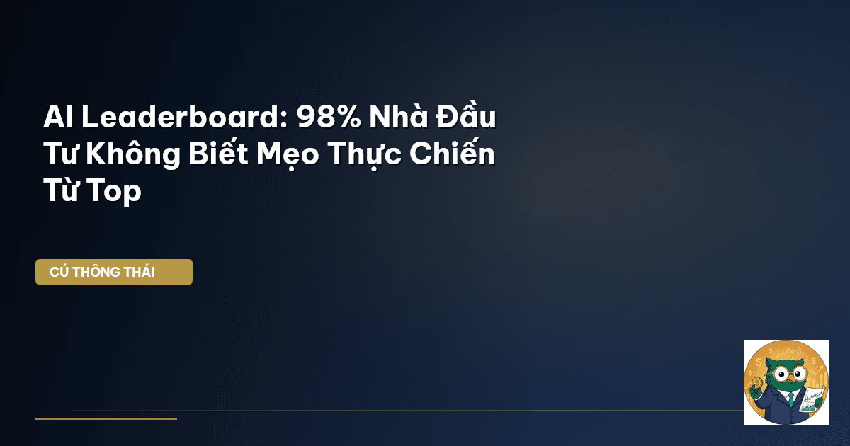 AI Leaderboard: 98% Nhà Đầu Tư Không Biết Mẹo Thực Chiến Từ Top