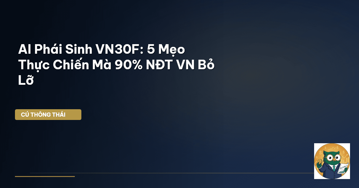 AI Phái Sinh VN30F: 5 Mẹo Thực Chiến Mà 90% NĐT VN Bỏ Lỡ