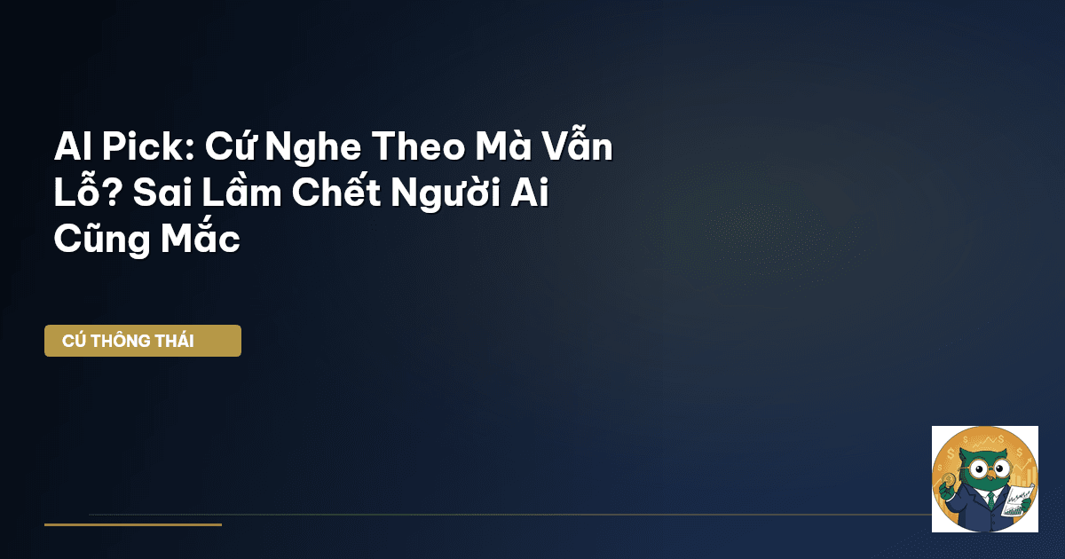 AI Pick: Cứ Nghe Theo Mà Vẫn Lỗ? Sai Lầm Chết Người Ai Cũng Mắc