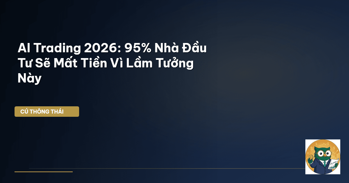 AI Trading 2026: 95% Nhà Đầu Tư Sẽ Mất Tiền Vì Lầm Tưởng Này