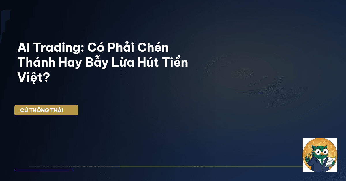 AI Trading: Có Phải ‘Chén Thánh’ Hay Bẫy Lừa Hút Tiền Việt?