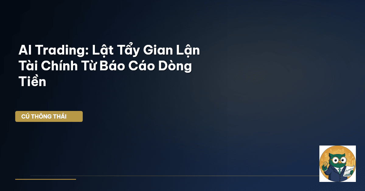 AI Trading: Lật Tẩy Gian Lận Tài Chính Từ Báo Cáo Dòng Tiền