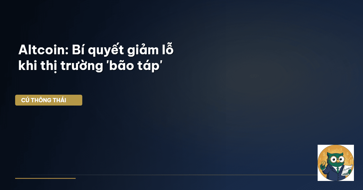quản lý rủi ro altcoin