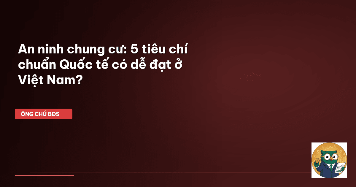 an ninh chung cư