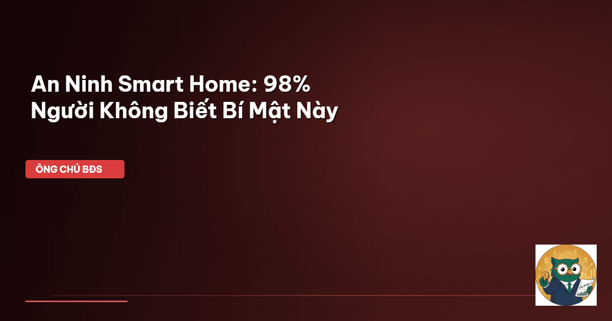 an ninh smart home