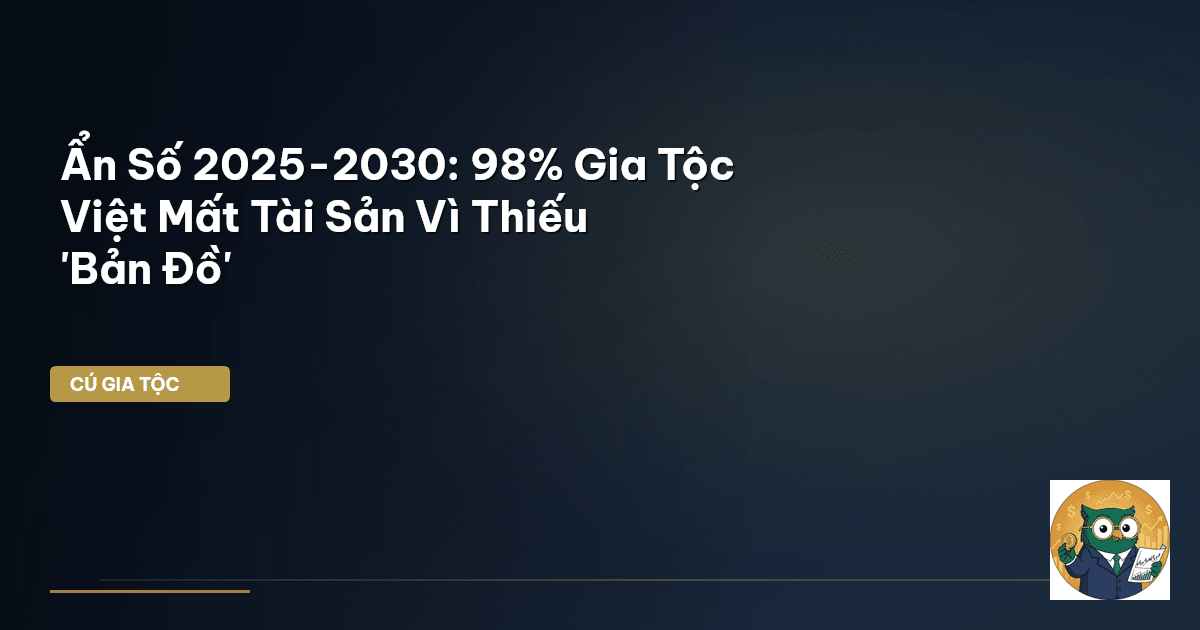 Ẩn Số 2025-2030: 98% Gia Tộc Việt Mất Tài Sản Vì Thiếu 'Bản Đồ'
