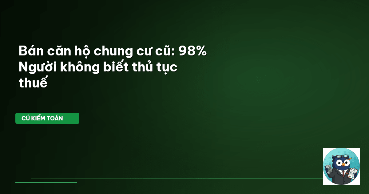 thuế bán chung cư