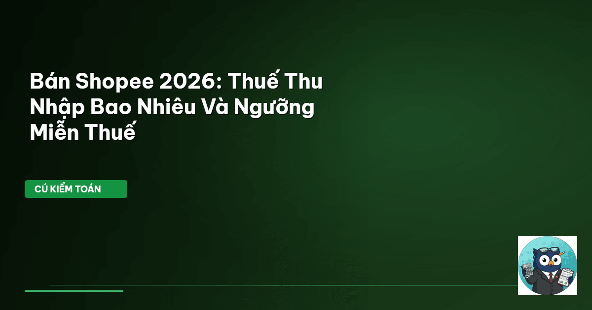 thuế bán hàng shopee