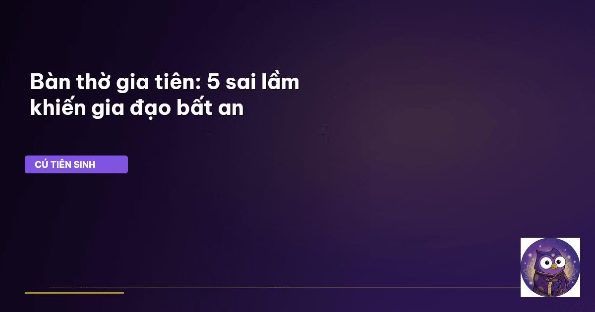 bàn thờ gia tiên