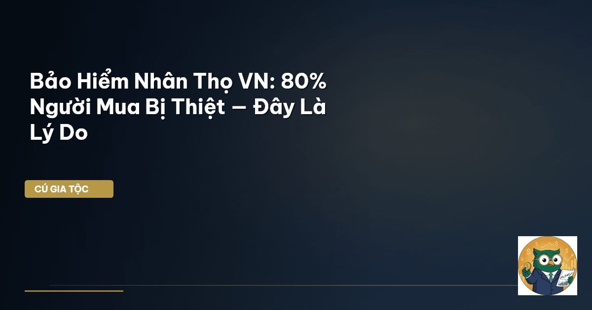 Bảo Hiểm Nhân Thọ VN: 80% Người Mua Bị Thiệt — Đây Là Lý Do
