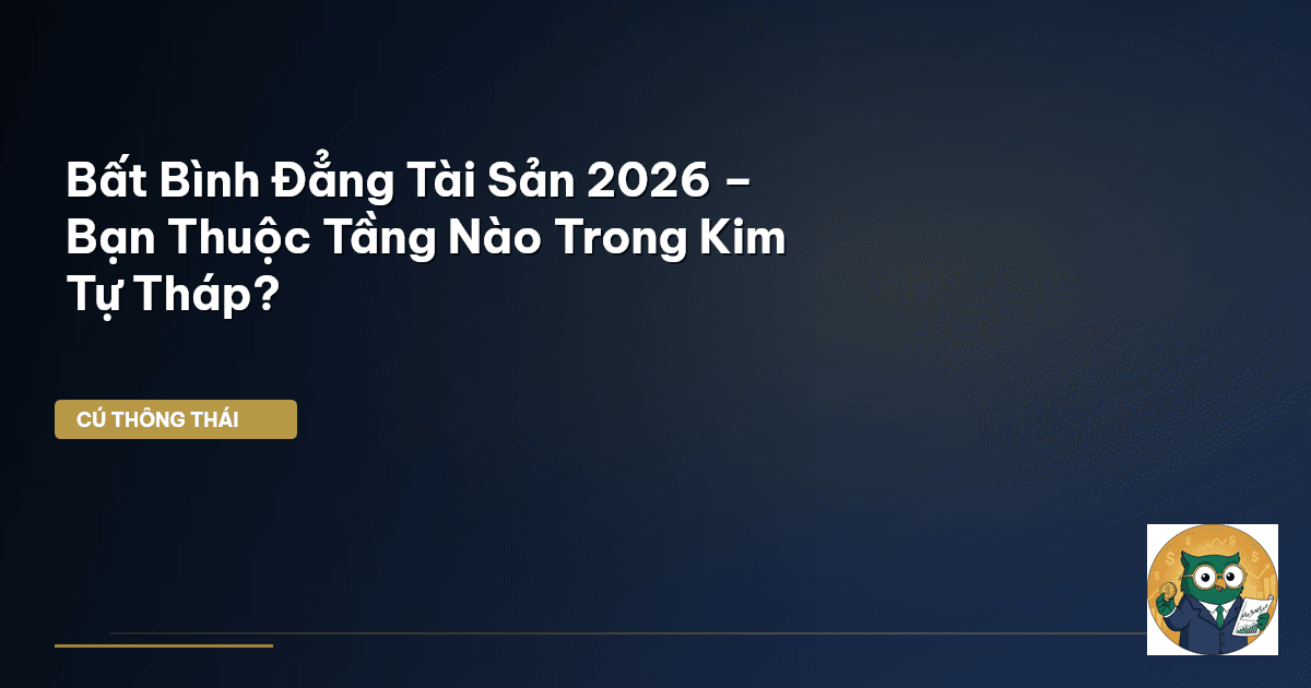 Bất Bình Đẳng Tài Sản 2026 – Bạn Thuộc Tầng Nào Trong Kim Tự Tháp?