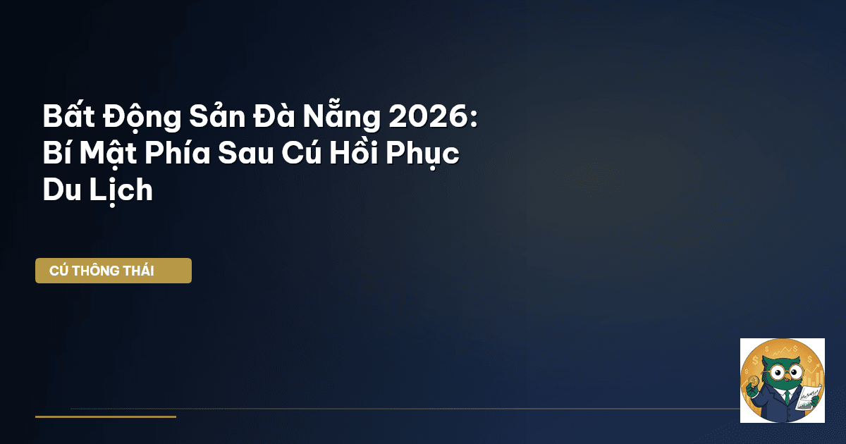 Bất Động Sản Đà Nẵng 2026: Bí Mật Phía Sau Cú Hồi Phục Du Lịch