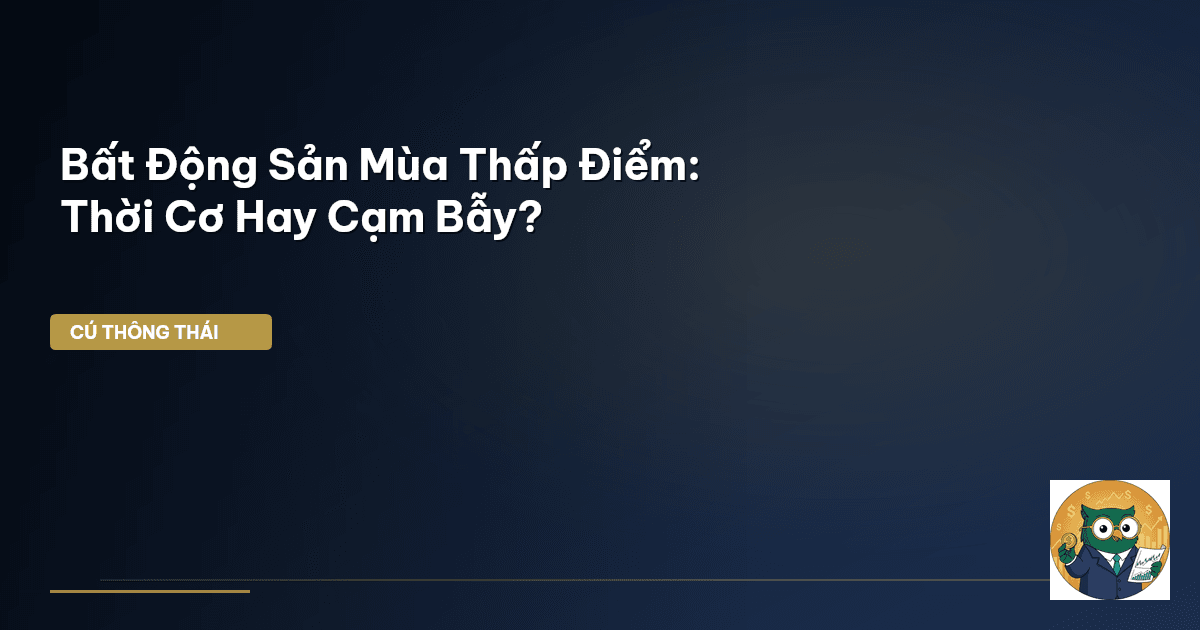 bất động sản thấp điểm