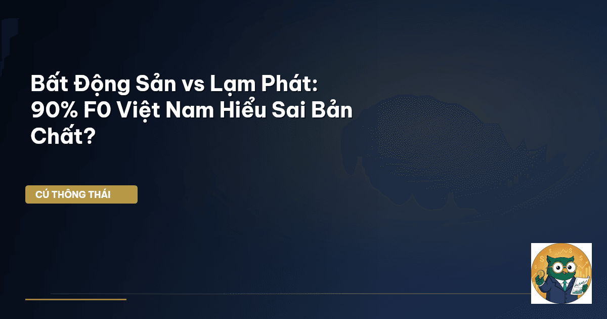 Bất Động Sản vs Lạm Phát: 90% F0 Việt Nam Hiểu Sai Bản Chất?
