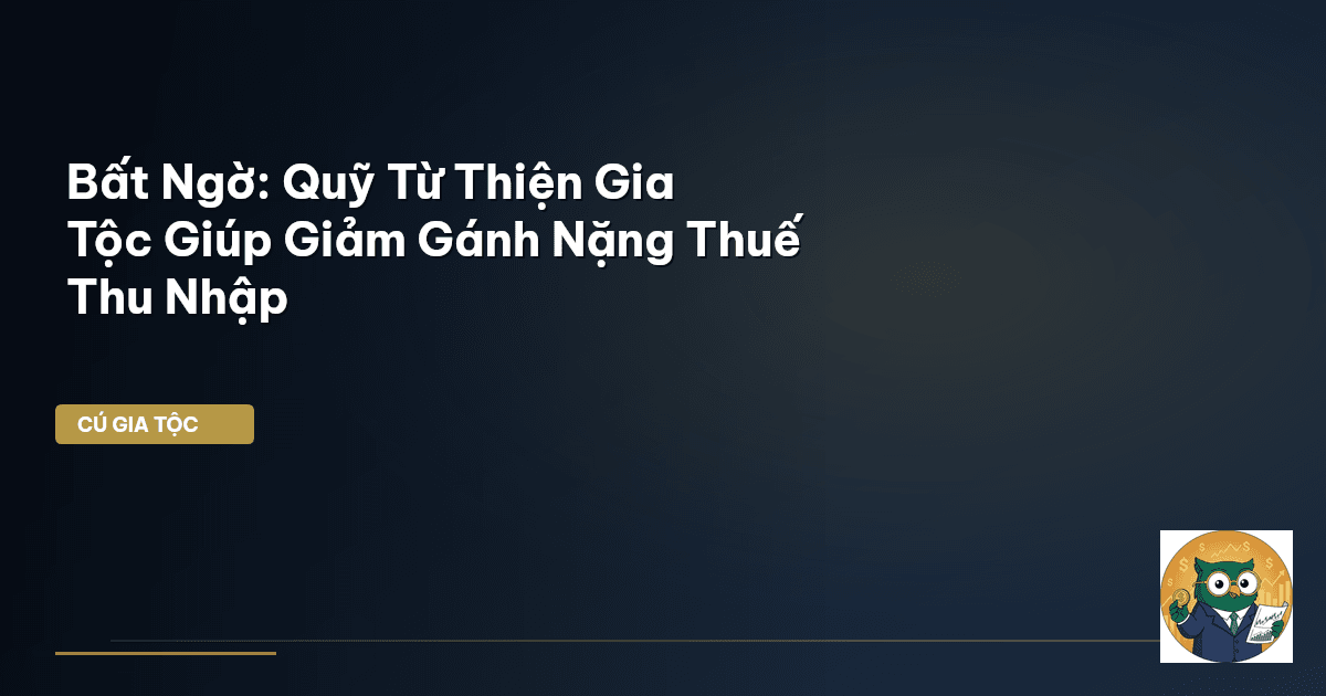 quỹ từ thiện gia tộc
