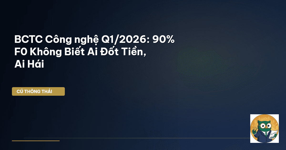 BCTC Công nghệ Q1/2026: 90% F0 Không Biết Ai ‘Đốt Tiền’, Ai ‘Hái