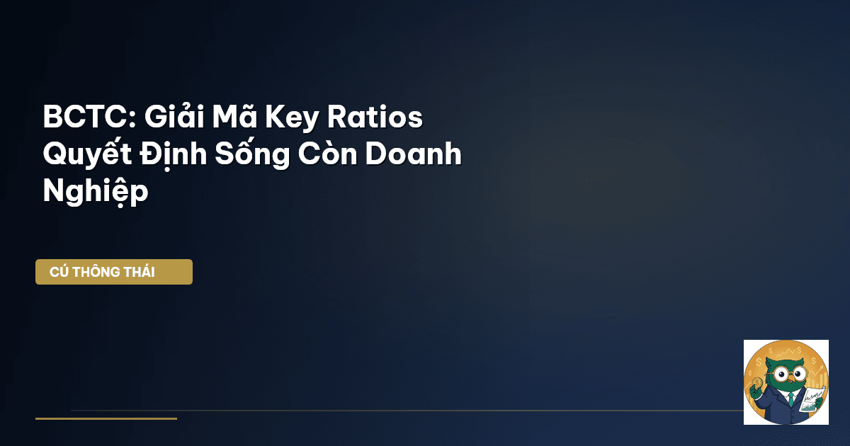 BCTC: Giải Mã Key Ratios Quyết Định Sống Còn Doanh Nghiệp
