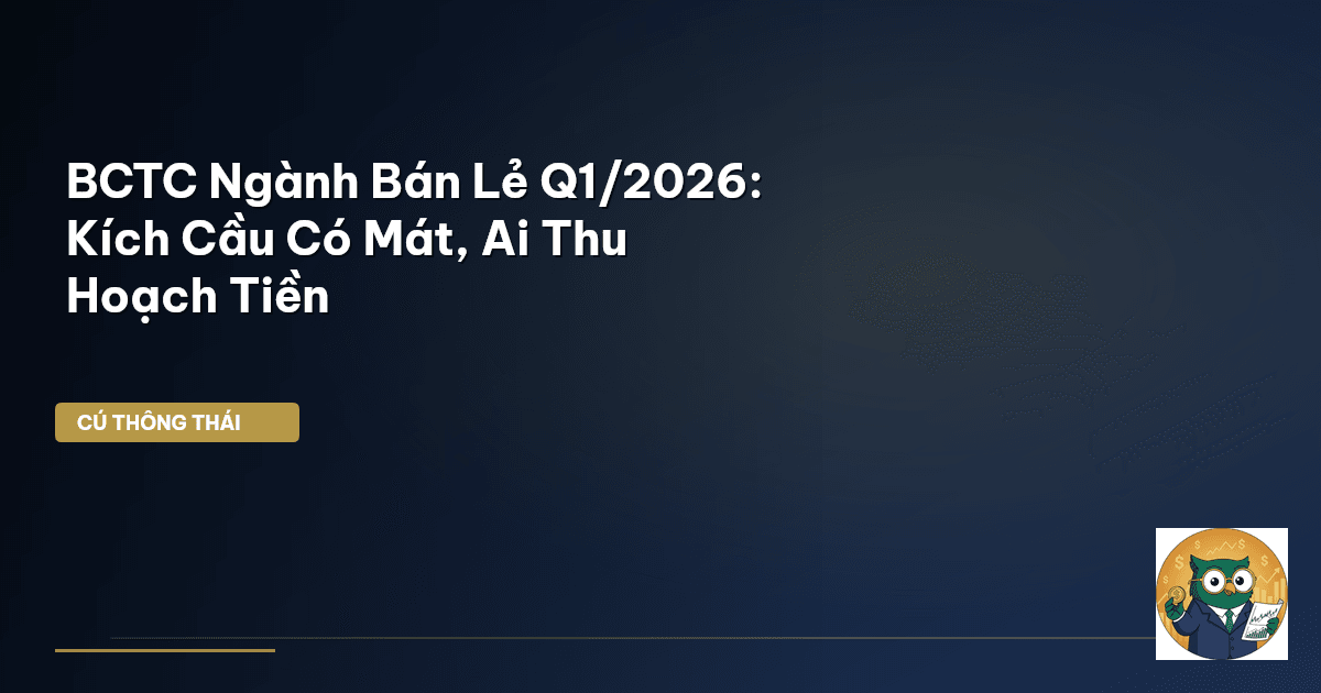 BCTC Ngành Bán Lẻ Q1/2026: Kích Cầu Có Mát, Ai ‘Thu Hoạch’ Tiền