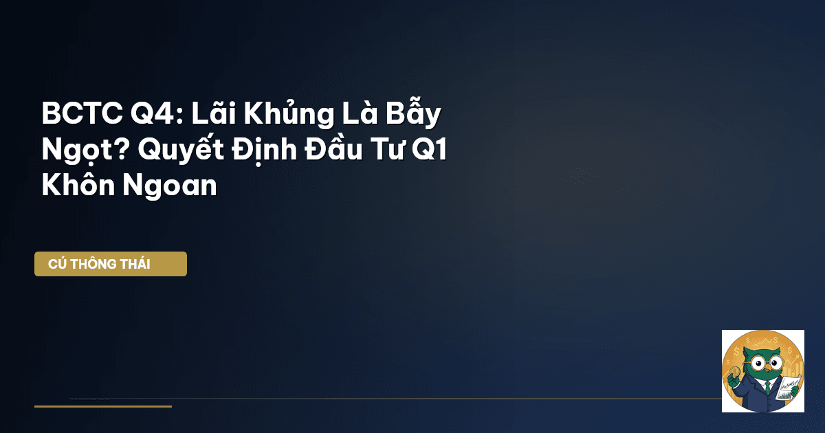 BCTC Q4: Lãi Khủng Là Bẫy Ngọt? Quyết Định Đầu Tư Q1 Khôn Ngoan