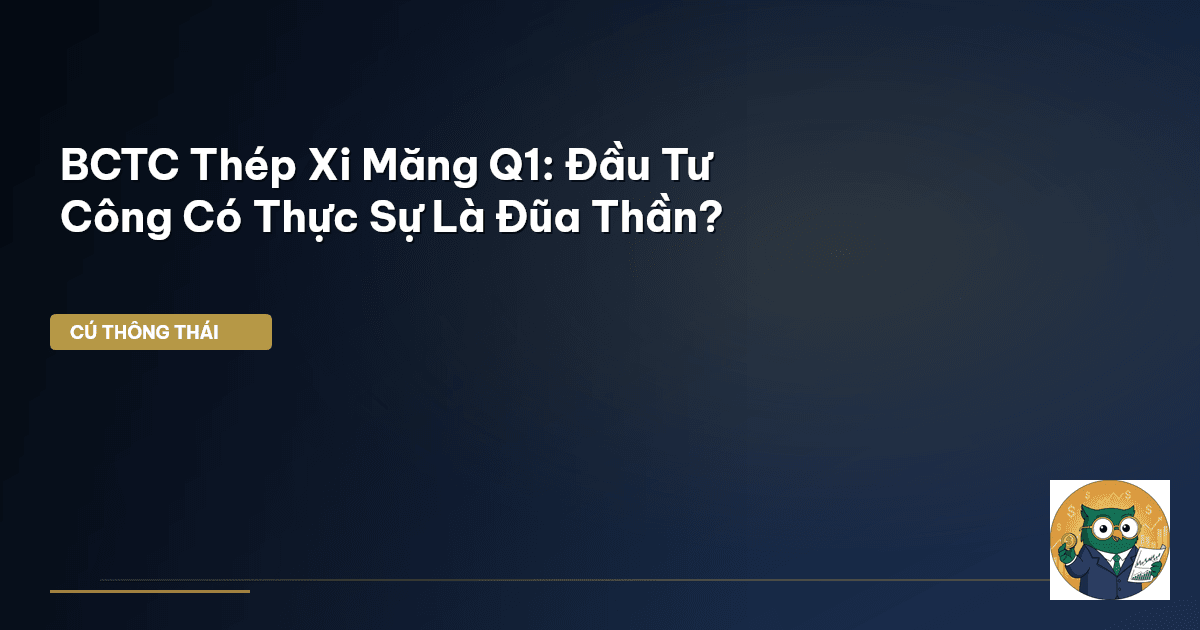 BCTC Thép Xi Măng Q1: Đầu Tư Công Có Thực Sự Là ‘Đũa Thần’?