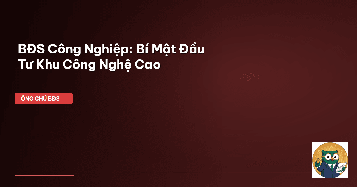 bds cong nghiep