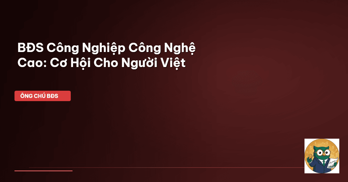 BĐS công nghiệp