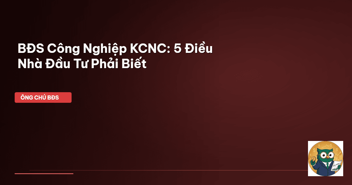 bds cong nghiep