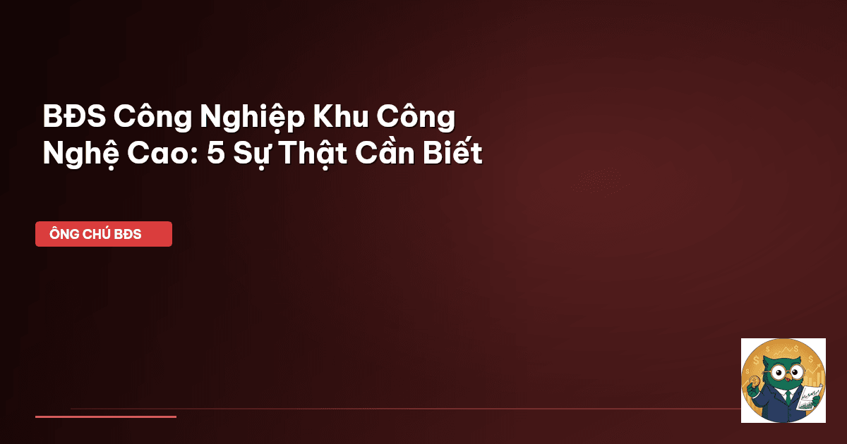 BĐS công nghiệp