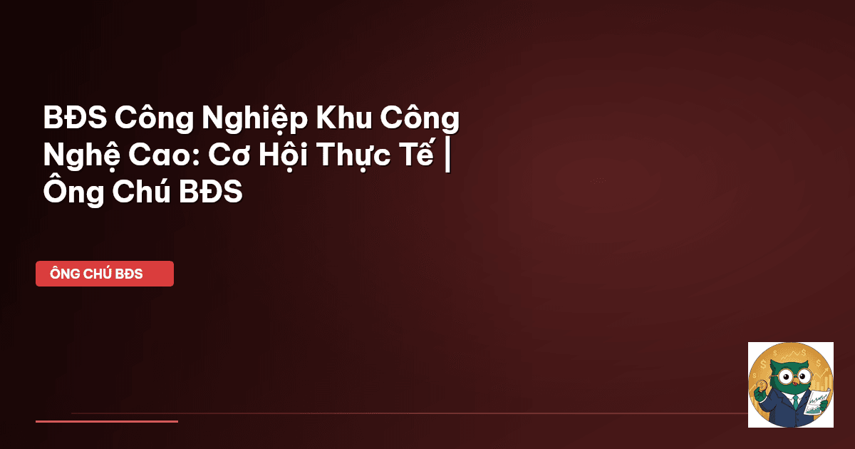 bất động sản công nghiệp