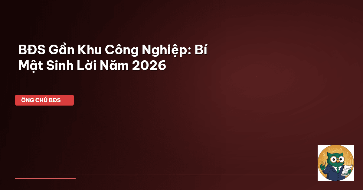 bất động sản khu công nghiệp