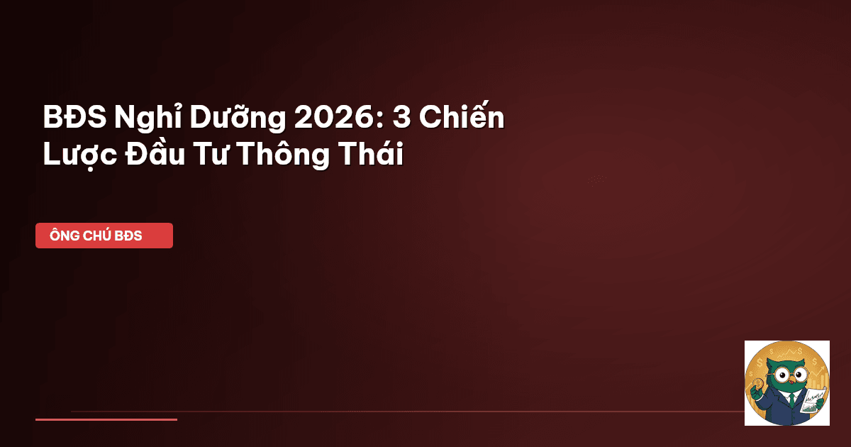 BĐS nghỉ dưỡng