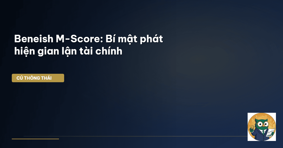 Beneish M-Score