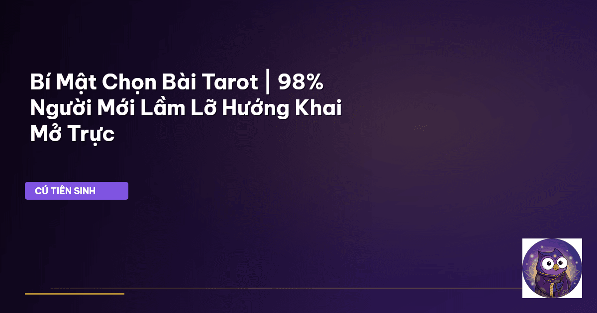 chọn bài tarot