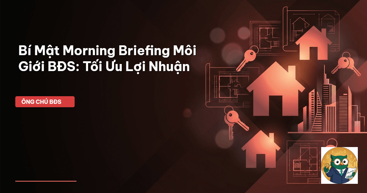 morning briefing môi giới bđs
