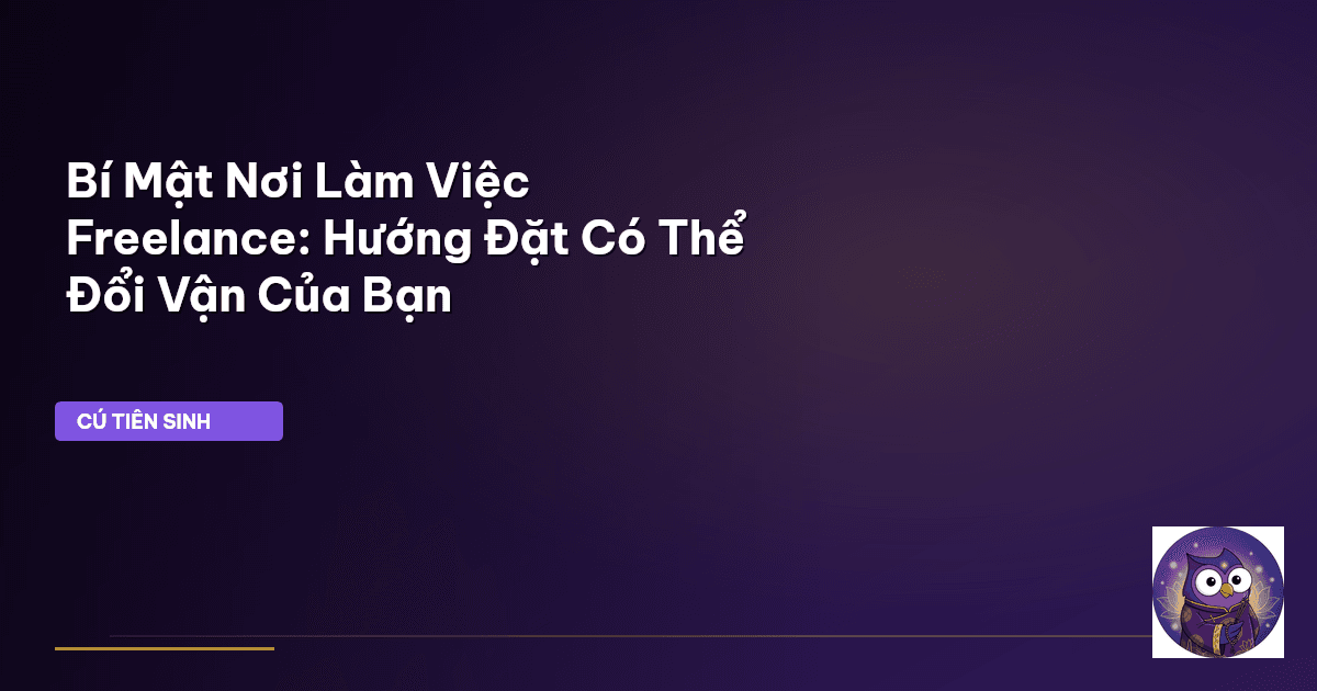 phong thủy freelancer