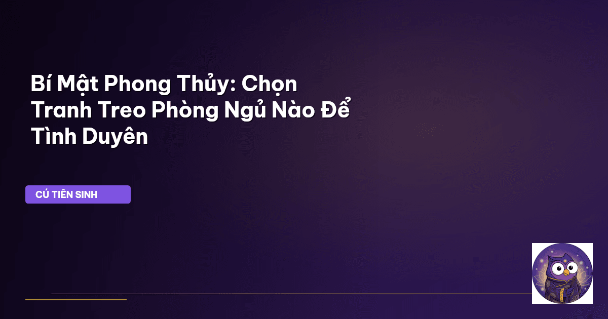 tranh treo phòng ngủ