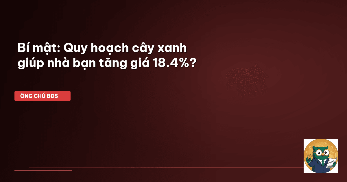quy hoạch cây xanh