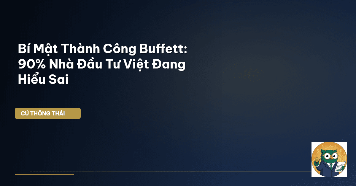 Bí Mật Thành Công Buffett: 90% Nhà Đầu Tư Việt Đang Hiểu Sai