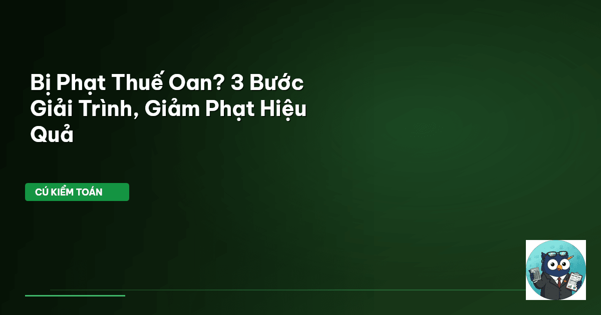 phạt thuế oan