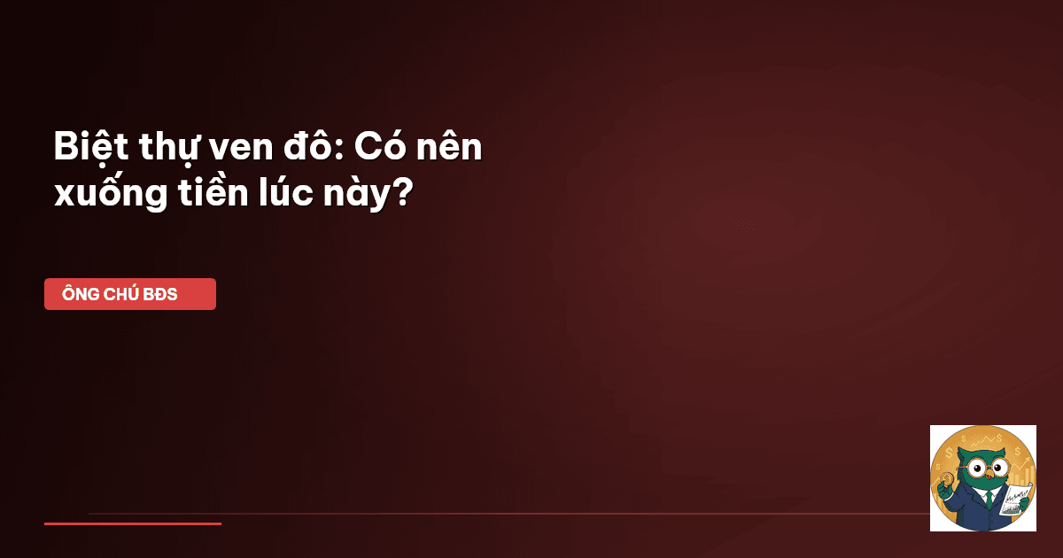 biệt thự ven đô