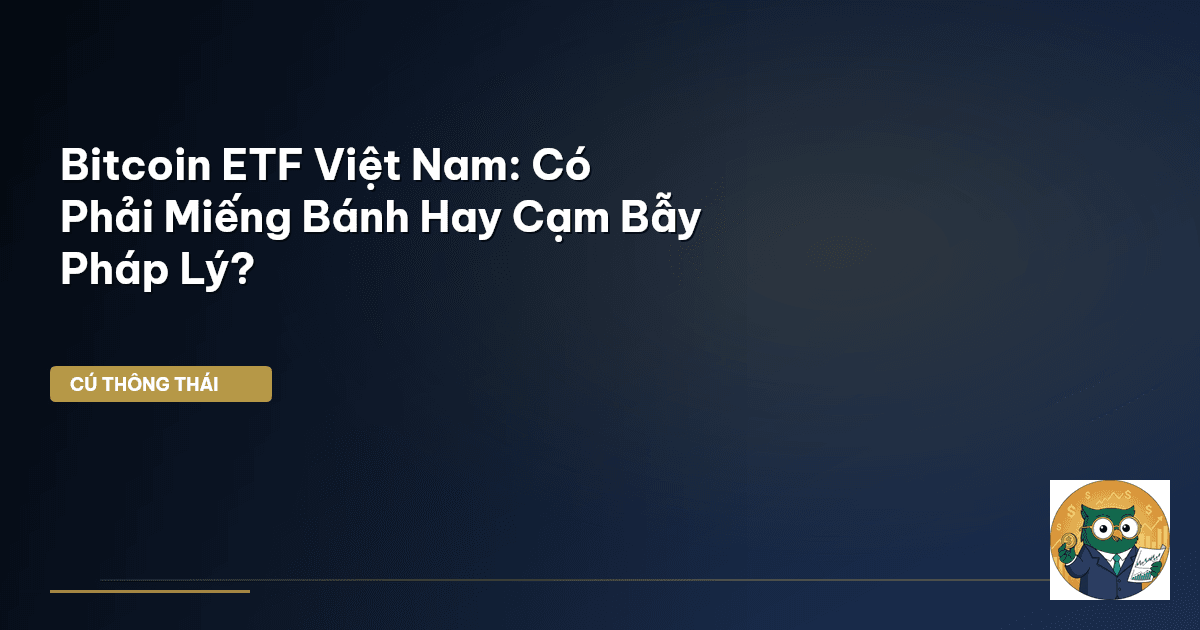 Bitcoin ETF Việt Nam: Có Phải Miếng Bánh Hay Cạm Bẫy Pháp Lý?