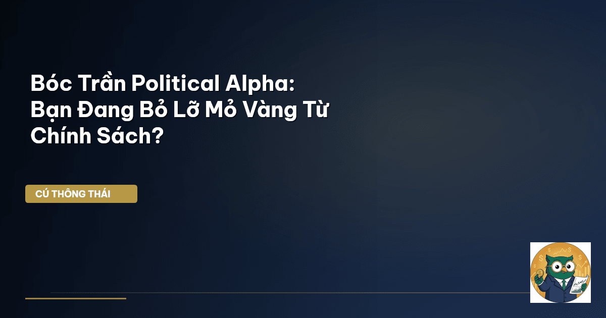 Bóc Trần Political Alpha: Bạn Đang Bỏ Lỡ “Mỏ Vàng” Từ Chính Sách?
